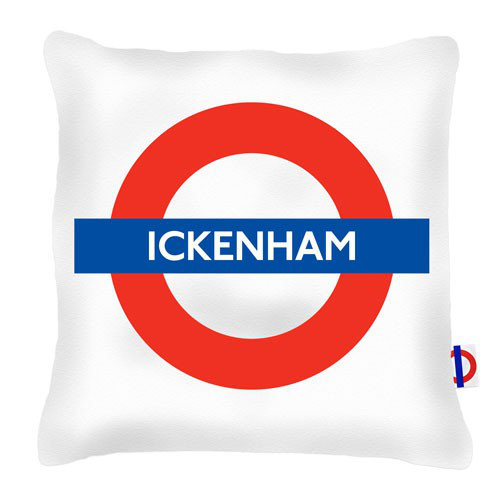London Transport Ickenham Tube Station London Transport Cushion
